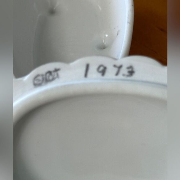 Ford's First Car 1896 Vintage Porcelain Trinket Box with lid Gold trim 70’s - Picture 11 of 11